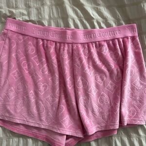 Juicy Couture Light Pink Pajama Shorts